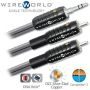 Кабель межблочный аудио WireWorldNano Silver Eclipse Mini Jack to 2RCA 1.0m (SEN1.0M)